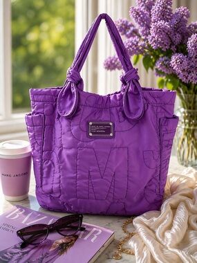 Marc By Marc Jacobs Logo Quilted Tote
